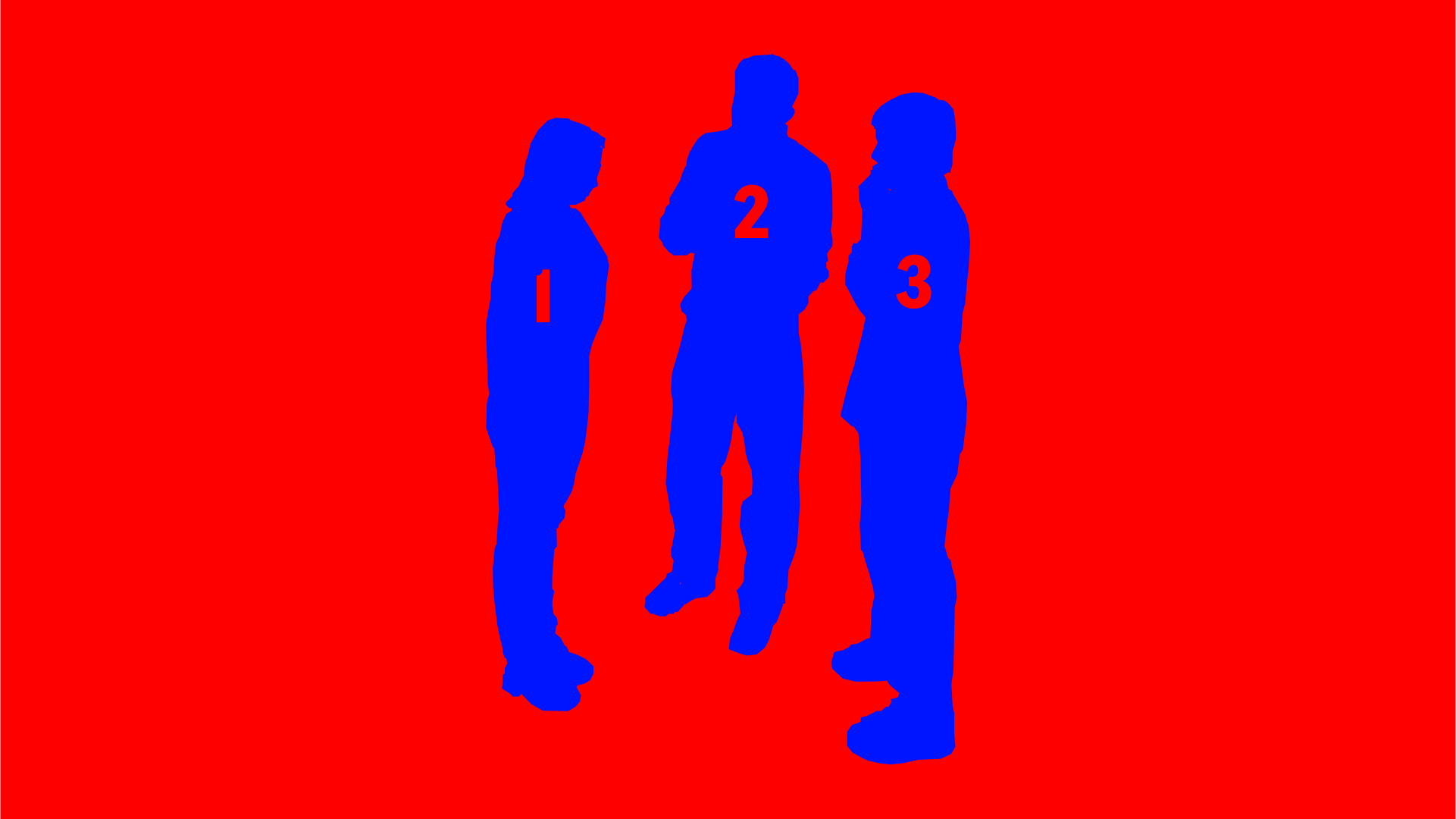 Numbered silhouettes of three people standing in a group, implying they lack a voice.